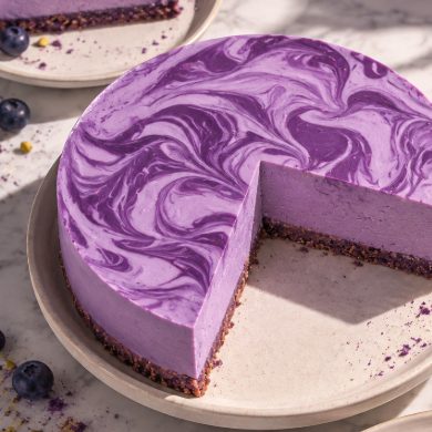 Receta de Cheesecake de Ube: El Postre Morado que Roba el Show