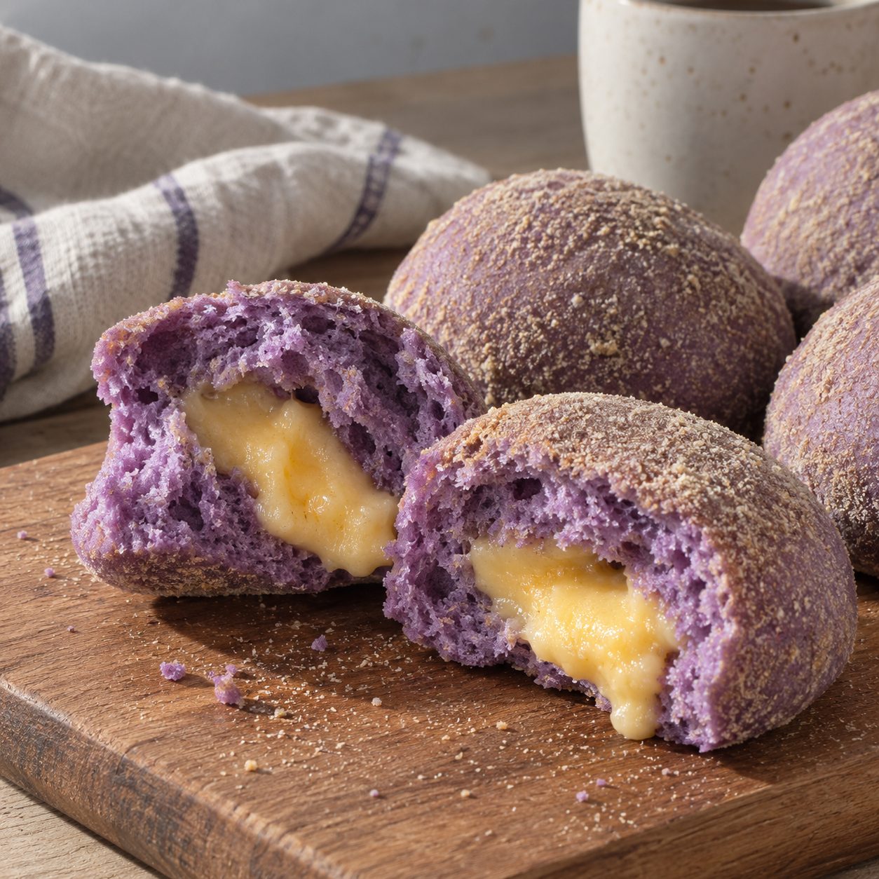 La mejor receta de Pandesal de Ube