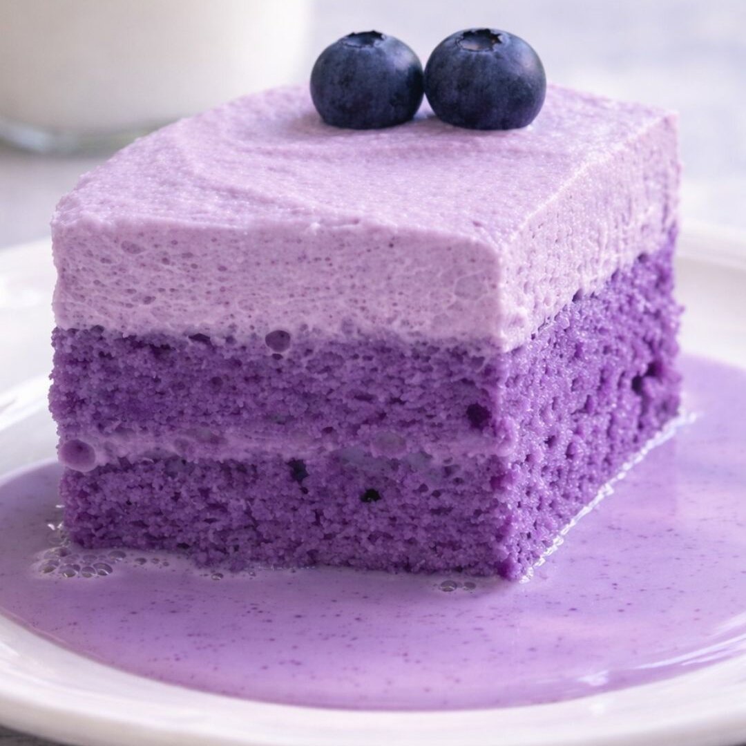 Receta de Pastel de Ube Tres Leches